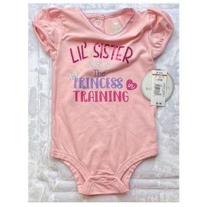 🆕 Infant Bodysuit - “The Lil’ Sister aka the Princess in Training”
